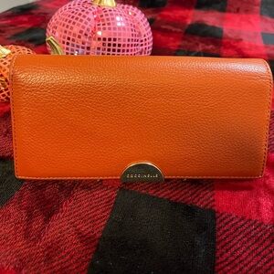 Coccinelle Chestnut Orange Leather Women's Wallet